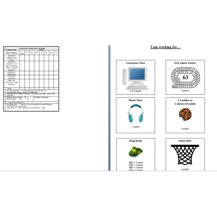 Behavior Management with point sheets and menus